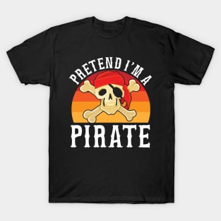 Printed I'm A Pirate T-Shirt